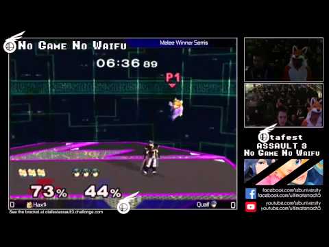 Quaff (Marth) vs VGBC | Hax$ (Fox) - Otafest Assault 3 Melee Winners Semi
