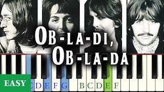 Ob la di, Ob la da (Life Goes On) – Easy Level 2 Piano Tutorial for Beginners