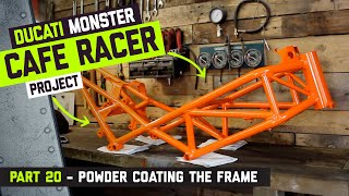 Download lagu Ducati Monster Cafe Racer Part 20 - Frame Powder Coating mp3