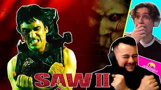 We are too *SQUEAMISH* for SAW II? - Movie Reaction | First Time Watching