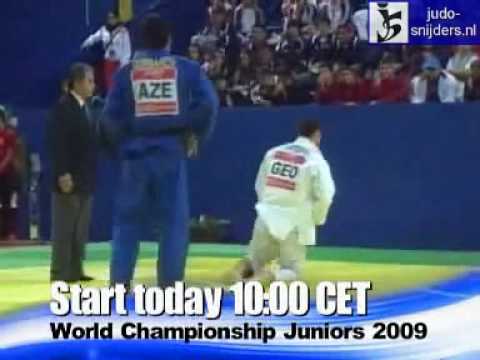 Judo 2009 Paris: Gurbanov (AZE) - Tchrikishvili (GEO) [-81kg].