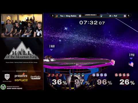 HotMK - Toa + King Robin Vs. JK + Paf - Losers Top 12 - Melee Doubles