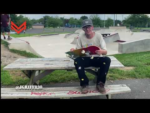 MINI LOGO DETONATOR "15" SKATEBOARD DECK 191 K16 SOLID WHITE - 7.5 X 28.65 - MINI