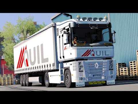 ETS 2 1.27 public beta Renault Magnum  Le Havre - Lille