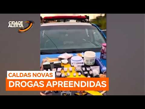 Polícia apreende mais de 7 kg de drogas em operações em Caldas Novas (GO)