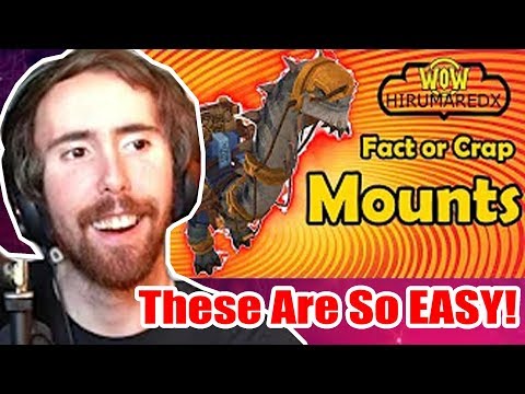 Asmongold Reacts To Fact or Crap - Mounts Quiz (World of Warcraft) - Hirumaredx