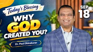 Download lagu Dr. Paul Dhinakaran | Why God created you? | Sep.18 | Today's Blessing mp3