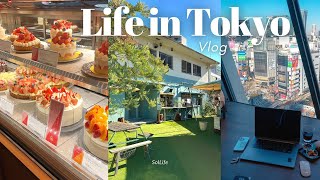 Tokyo VLOG| What I eat in a week living in Tokyo, Tsutaya share lounge, Yakitori FUKU, omakase sushi