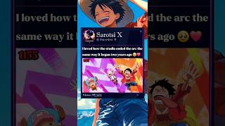 The studio ended the arc the same way it began❤️ #luffy #bonney #chopper #egghead #onepiece