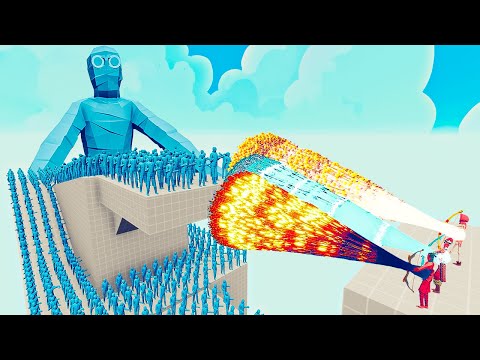 100x ICE MUMMY + 2x GIANT vs 3x EVERY GOD - Totally Accurate Battle Simulator TABS