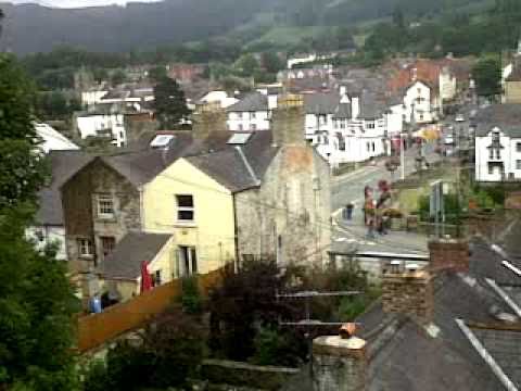 Looking down on Llangollen, 2010