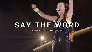 Say the word / (歌詞ビデオ)