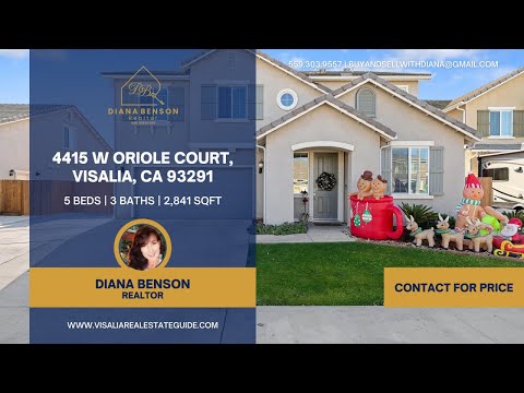 4415 W Oriole Court, Visalia, CA 93291 Homes For Sale