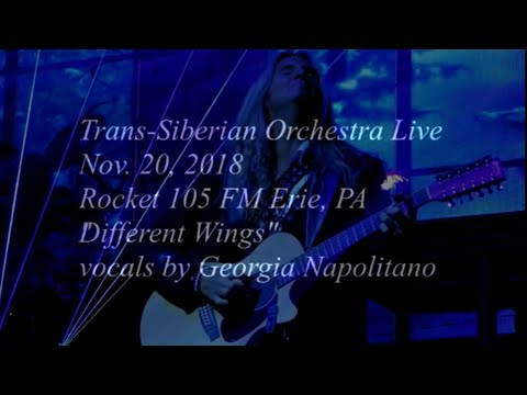 Trans-Siberian Orchestra "Different Wings" acoustic live Georgia Napolitano 11/20/2018 Erie,PA TSO