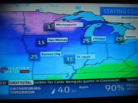 The Weather Channel "Winter Storm Dion" coverage/LOT8s 12/8/2013
