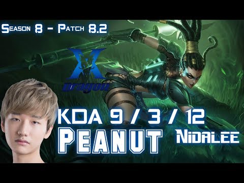 KZ Peanut NIDALEE vs SEJUANI Jungle - Patch 8.2 KR Ranked