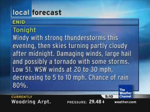 Oklahoma Tornado Outbreak, Part 1 - IntelliStar 1 - May 6, 2024