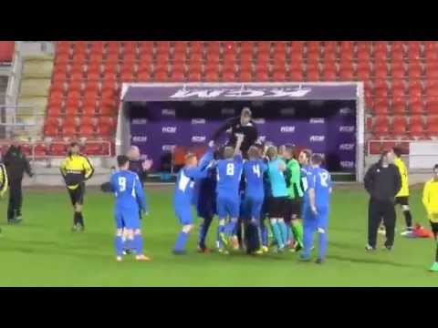 Frickley Athletic After Match And Cup Presentation Shefield & Hallam's  Senior Cup Final 01,05,2015
