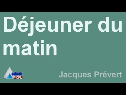 Déjeuner du matin -  Comprehension |  Adesk1