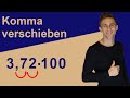 Komma Beim Multiplizieren Und Dividieren Verschieben Nach Links Und Rechts Leichte Erklärung