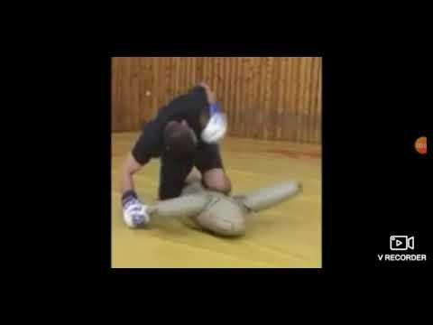 Khabib Nurmagomedov vs Dummy  (ground and pound training)