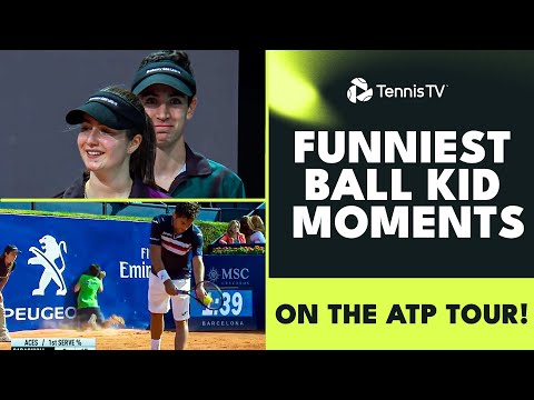 Funniest Tennis Ball Kid Moments! 😂