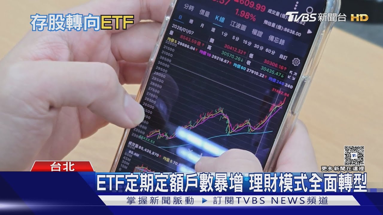 ETF定期定額戶數暴增10倍!5年飆破205萬 專家揭「存股轉向」關鍵