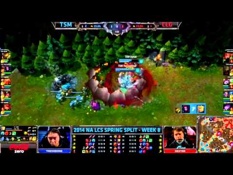 True CLG fan #respect | TSM vs CLG NA LCS 2014 Spring W8D2