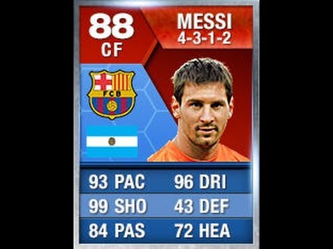 FIFA 13 SIF MESSI 88 90 91 Player Review & In Game Stats Ultimate Team