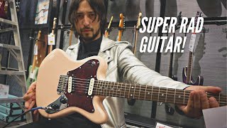 Video thumbnail for 2021 Squier Paranormal Super-Sonic Guitar - Shell Pink ! by Zachie J. Brown