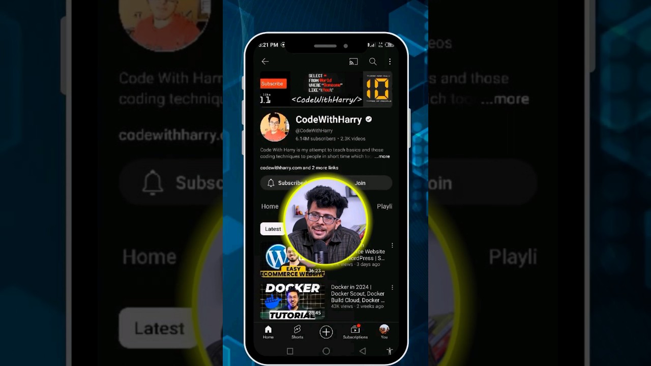 3 YouTube Channels for Coding in 2024 🔥✨ #shorts #short #lmt