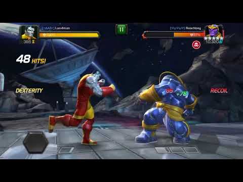 1* colossus vs. maxed out thanos (perfect version)
