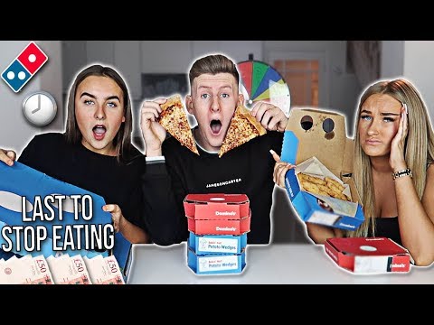 Last to STOP Eating FAST FOOD Wins £100 - Challenge