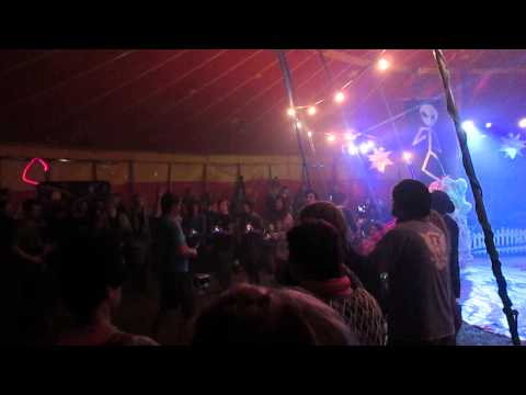 Circus tent Alchemy festival 2014 Samba time.