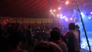 Circus tent Alchemy festival 2014 Samba time.