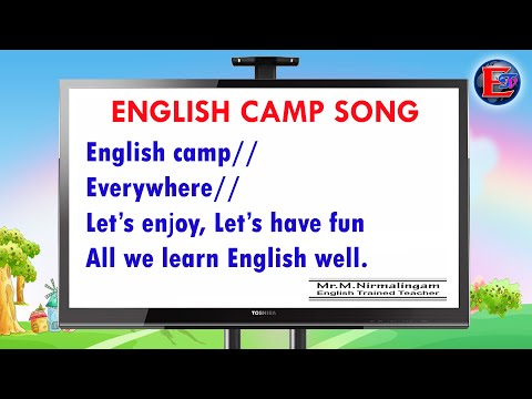 English Camp Song