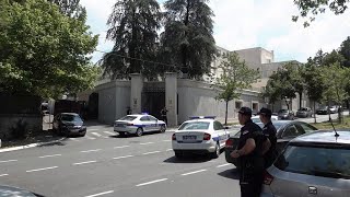 Attacker wounds officer guarding Israel’s embassy in Serbia before being shot dead