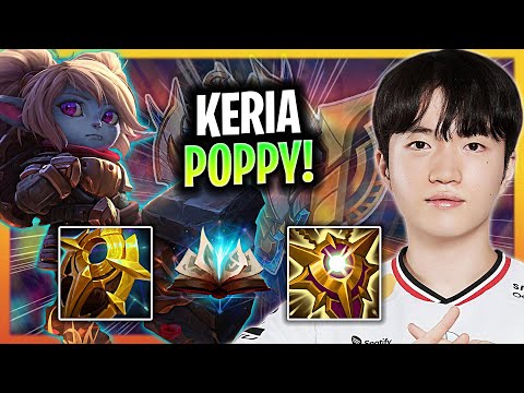 KERIA BRINGS BACK POPPY SUPPORT! | T1 Keria Plays Poppy Support vs Rakan! Season 2026