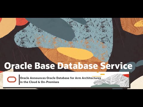 Oracle Base Database Service now support Ampere A1 flex shape