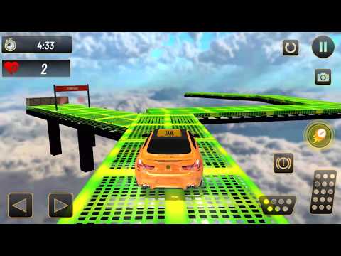 Real Taxi Car Stunts 3D Impossible Ramp Car Stunt #3 Android Gameplay by GimalJoke