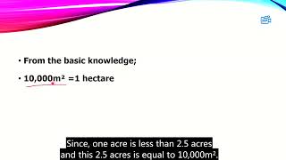 How To Convert One Acre To Square Meters Captioned 