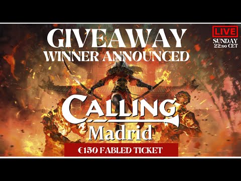 FABLED TICKET DRAW - MADRID