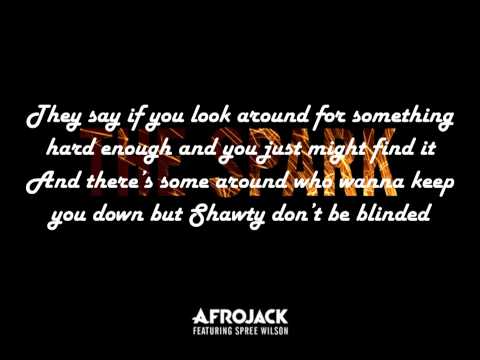 Lyrics video: Afrojack ft. Spree Wilson - The Spark