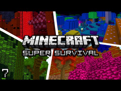 Minecraft: Super Modded Survival Ep. 7 - VILLAGE IN THE SKY