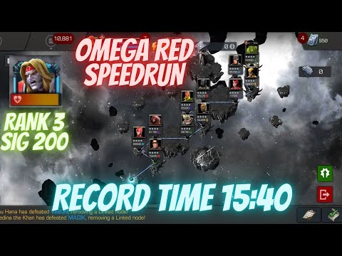 OMEGA RED SPEEDRUN!!! 15 MIN 40 SEC Realm Of Legends Clear. Record Time For Omega Red