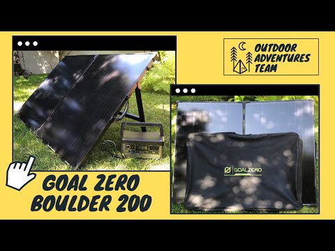 Goal Zero Boulder 200 Solar Briefcase and Yeti 500x Lithium Generator Review