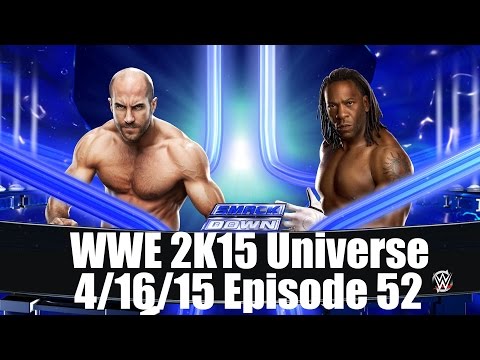 WWE 2K15 Universe Mode Smackdown 4/16/15 Part 52 (Xbox One/PS4)