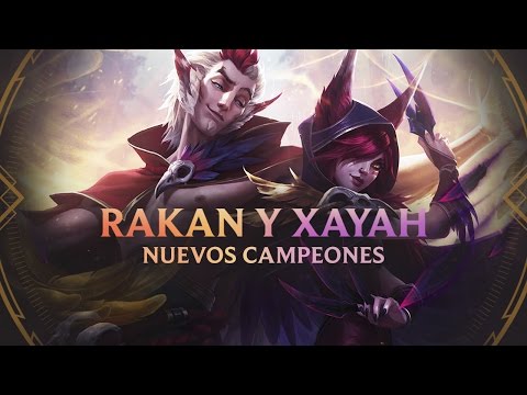 NUEVOS CAMPEONES: Rakan, el Encantador y Xayah, la Rebelde | League Of Legends