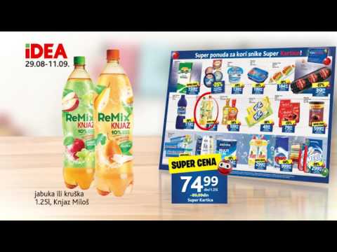 IDEA: Super cena iz Super Karticu 29.08.  - 11.09.2016.