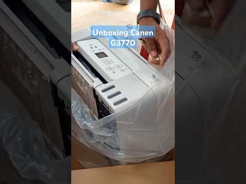 unboxing canon g3770 my new printer #printer #canen #love